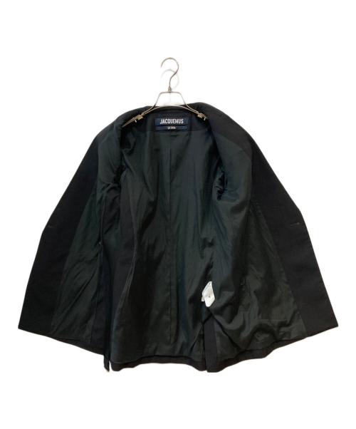 jacquemus（ジャックムス）jacquemus (ジャックムス) Tibau ジャケット クロスオーバー ダブルブレスト ブレザー ブラック サイズ:32の古着・服飾アイテム