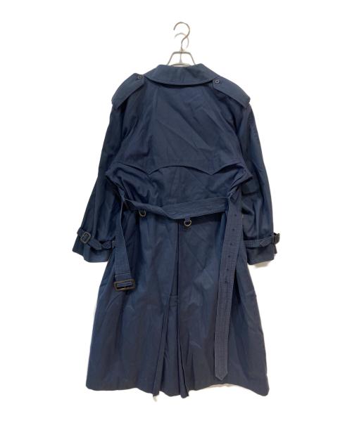 Aquascutum（アクアスキュータム）Aquascutum　 (アクアスキュータム) トレンチコート ネイビー サイズ:6Fの古着・服飾アイテム
