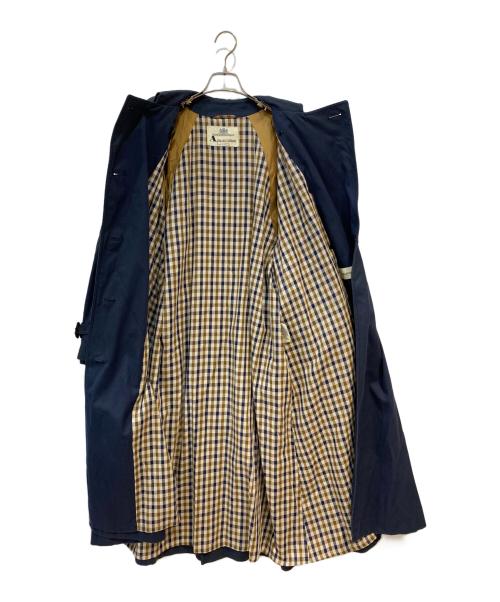 Aquascutum（アクアスキュータム）Aquascutum　 (アクアスキュータム) トレンチコート ネイビー サイズ:6Fの古着・服飾アイテム