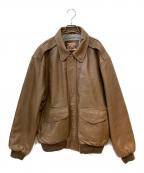 American hide&Leatherアメリカン・ハイド・アンド・レザー）の古着「レザージャケット」｜ブラウン