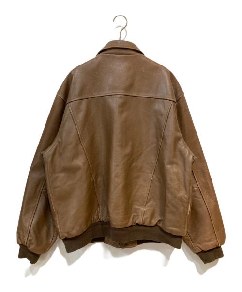 American hide&Leather（アメリカン・ハイド・アンド・レザー）American hide&Leather (アメリカン・ハイド・アンド・レザー) レザージャケット ブラウン サイズ: XLの古着・服飾アイテム