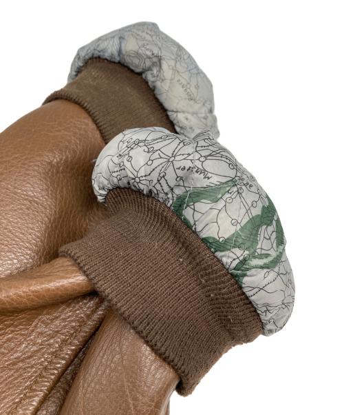 American hide&Leather（アメリカン・ハイド・アンド・レザー）American hide&Leather (アメリカン・ハイド・アンド・レザー) レザージャケット ブラウン サイズ: XLの古着・服飾アイテム