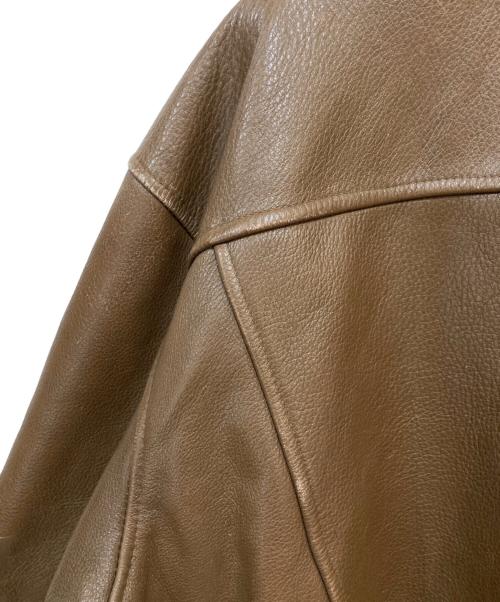 American hide&Leather（アメリカン・ハイド・アンド・レザー）American hide&Leather (アメリカン・ハイド・アンド・レザー) レザージャケット ブラウン サイズ: XLの古着・服飾アイテム