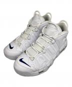 NIKEナイキ）の古着「AIR MORE UPTEMPO 96 ハイカットスニーカー」｜WHITE/MIDNIGHT NAVY-