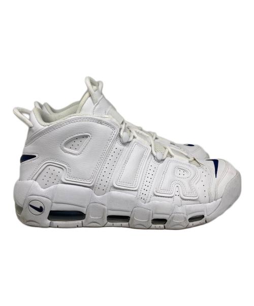NIKE（ナイキ）NIKE (ナイキ) AIR MORE UPTEMPO 96 ハイカットスニーカー WHITE/MIDNIGHT NAVY- サイズ: 27cmの古着・服飾アイテム