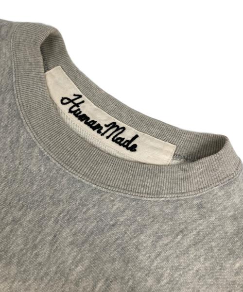HUMAN MADE（ヒューマンメイド）HUMAN MADE (ヒューマンメイド) ワッペンスウェット グレー サイズ:Lの古着・服飾アイテム