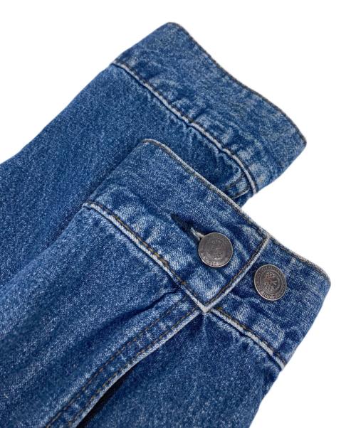 HARLEY-DAVIDSON（ハーレーダビッドソン）HARLEY-DAVIDSON (ハーレーダビッドソン) 刺繍ワッペンデニムジャケット インディゴ サイズ: Lの古着・服飾アイテム