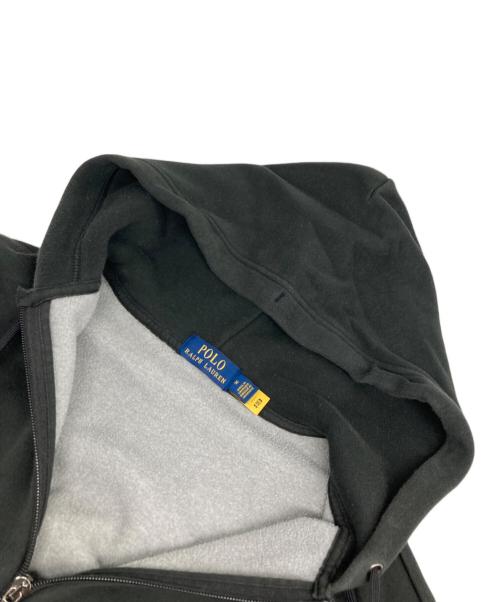 POLO RALPH LAUREN（ポロ・ラルフローレン）POLO RALPH LAUREN (ポロ・ラルフローレン) スモールポニー ジップパーカー ブラック サイズ:Mの古着・服飾アイテム