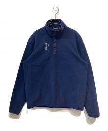 RLX RALPH LAUREN（アールエルエックスラルフローレン）の古着「スナップボタン フリースプルオーバー」｜ネイビー