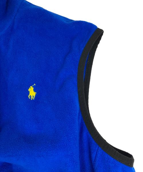 POLO RALPH LAUREN（ポロ・ラルフローレン）POLO RALPH LAUREN (ポロ・ラルフローレン) フリースベスト ブルー サイズ: XXLの古着・服飾アイテム