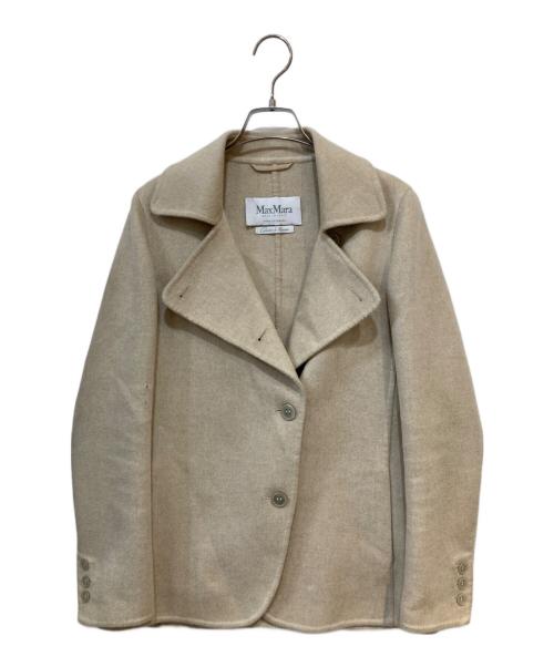 MaxMara（マックスマーラ）MaxMara (マックスマーラ) カシミヤコート ベージュ サイズ: 40の古着・服飾アイテム