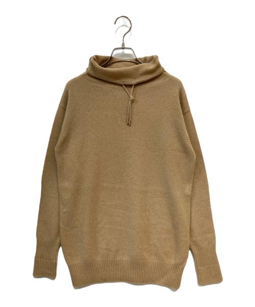 C（ロロピアーナ）ｃ (ロロピアーナ) ベビーカシミヤ ハイネックニット ベージュ サイズ:40の古着・服飾アイテム