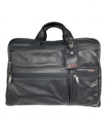 TUMI（トゥミ）の古着「6019 レザー ビジネスバッグ アルファ」｜ブラック