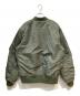 HOUSTON (ヒューストン) MA-1 FLIGHT JACKET オリーブ サイズ: L：8000円