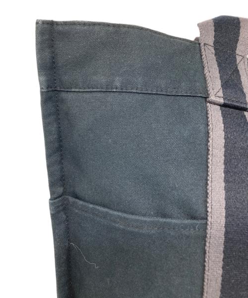 HERMES（エルメス）HERMES (エルメス) フルートゥGM キャンバストートバッグ ブラックの古着・服飾アイテム