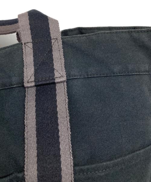 HERMES（エルメス）HERMES (エルメス) フルートゥGM キャンバストートバッグ ブラックの古着・服飾アイテム
