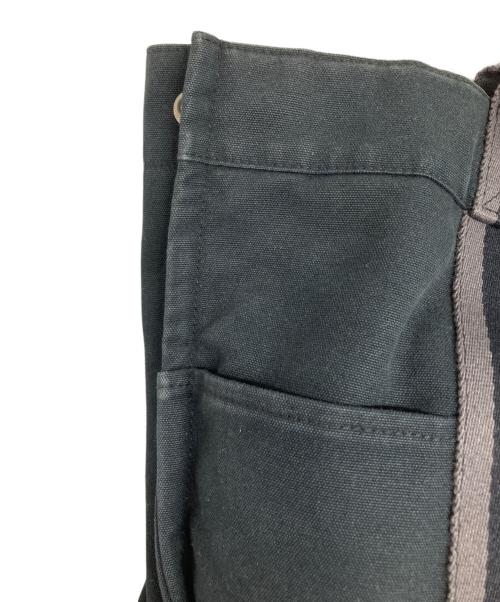 HERMES（エルメス）HERMES (エルメス) フルートゥGM キャンバストートバッグ ブラックの古着・服飾アイテム