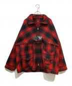 THE CORONA UTILITYコロナユーティリティ）の古着「26AW CORONA・ZIP LOGGER ジャケット」｜レッド