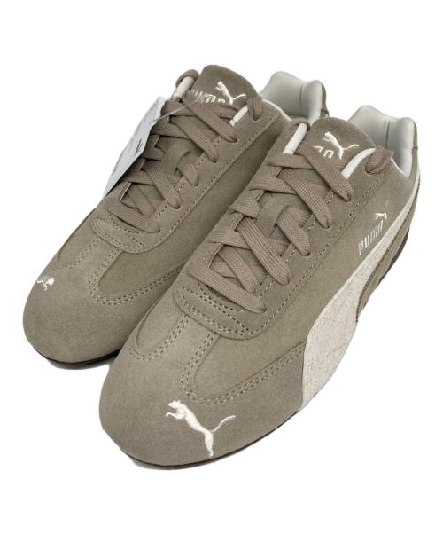 PUMA（プーマ）PUMA (プーマ) SPEEDCAT ELEVATED ローカットスニーカー ベージュ サイズ:25cm 未使用品の古着・服飾アイテム