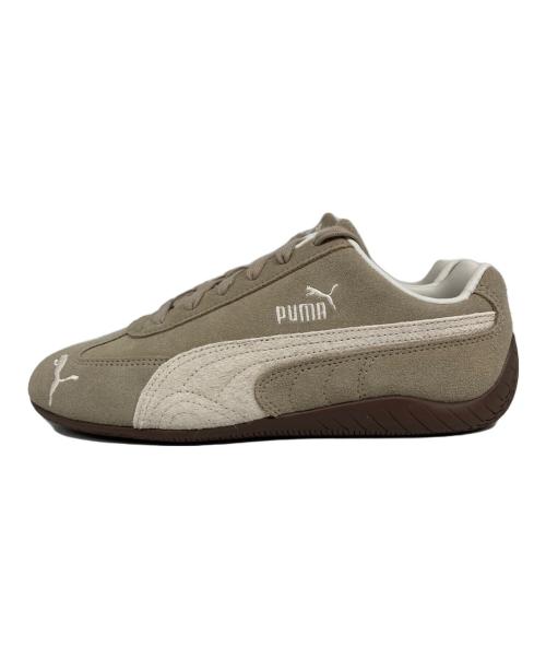 PUMA（プーマ）PUMA (プーマ) SPEEDCAT ELEVATED ローカットスニーカー ベージュ サイズ:25cm 未使用品の古着・服飾アイテム