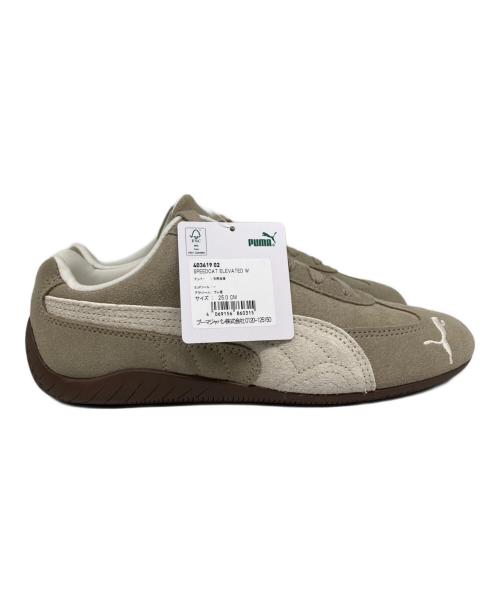 PUMA（プーマ）PUMA (プーマ) SPEEDCAT ELEVATED ローカットスニーカー ベージュ サイズ:25cm 未使用品の古着・服飾アイテム