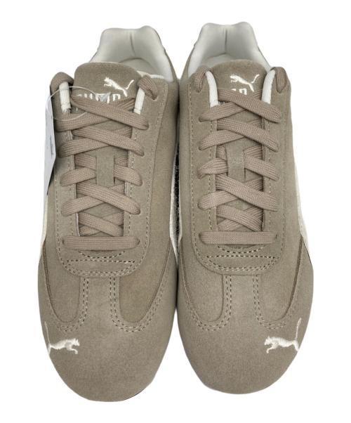 PUMA（プーマ）PUMA (プーマ) SPEEDCAT ELEVATED ローカットスニーカー ベージュ サイズ:25cm 未使用品の古着・服飾アイテム