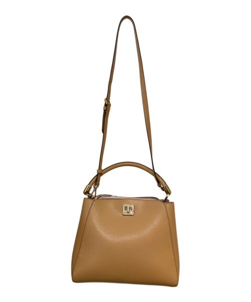 Kate Spade（ケイトスペード）Kate Spade (ケイトスペード) PHOEBE フィービー ラージサッチェル ショルダーバッグ ブラウンの古着・服飾アイテム
