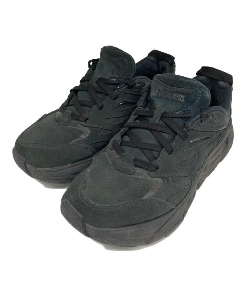 HOKAONEONE（ホカオネオネ）HOKAONEONE (ホカオネオネ) CLIFTON L SUEDE  ローカットスニーカー ブラック サイズ:24.5cmの古着・服飾アイテム