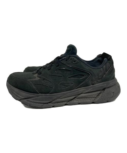HOKAONEONE（ホカオネオネ）HOKAONEONE (ホカオネオネ) CLIFTON L SUEDE  ローカットスニーカー ブラック サイズ:24.5cmの古着・服飾アイテム