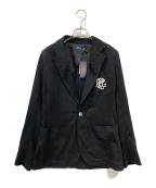 POLO RALPH LAURENポロ・ラルフローレン）の古着「ワッペン テーラードジャケット」｜ブラック