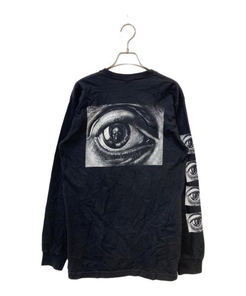 SUPREME（シュプリーム）Supreme (シュプリーム) 17SS M.C. Escher Eye L/S Tee ブラック サイズ:Mの古着・服飾アイテム