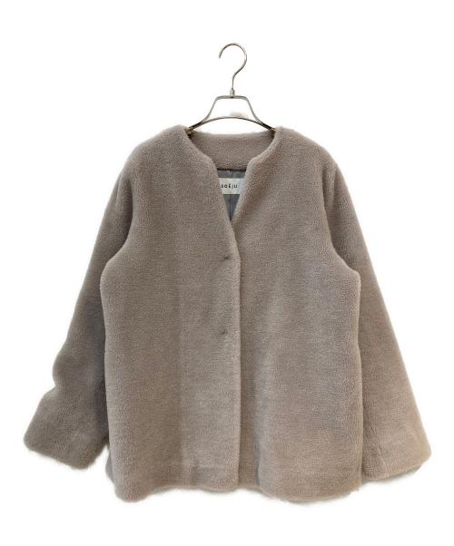 SOEJU（ソージュ）SOEJU (ソージュ) ウールショートボアコート ピンク サイズ: Free 未使用品の古着・服飾アイテム