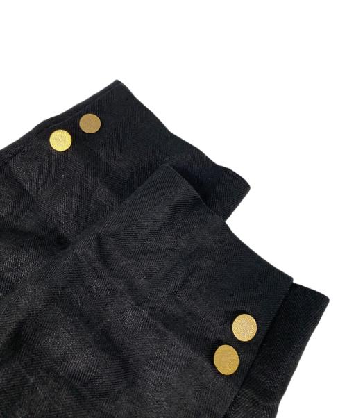 UNITED ARROWS（ユナイテッドアローズ）UNITED ARROWS (ユナイテッドアローズ) リネンダブルジャケット ブラック サイズ:Lの古着・服飾アイテム