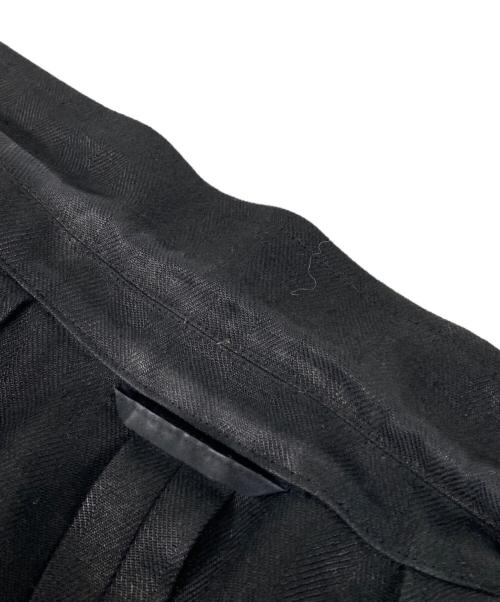 UNITED ARROWS（ユナイテッドアローズ）UNITED ARROWS (ユナイテッドアローズ) リネンダブルジャケット ブラック サイズ:Lの古着・服飾アイテム