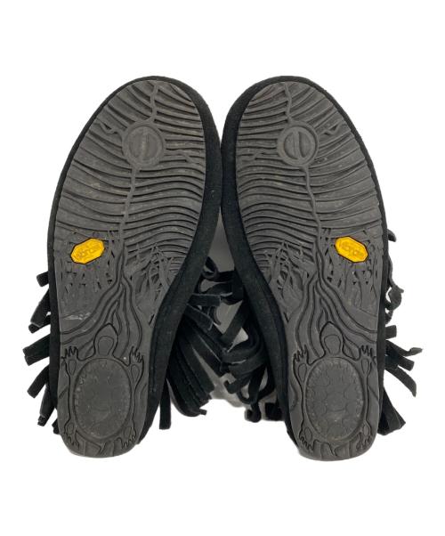 Manitobah Mukluks（マニトバ ムクルックス）Manitobah Mukluks (マニトバ ムクルックス) スエードモカシンブーツ ブラック サイズ:7の古着・服飾アイテム