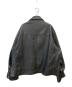 MAISON SPECIAL (メゾンスペシャル) Sheep Leather Prime-Over Single Rider Collared Jacket ブラック サイズ:1：23000円