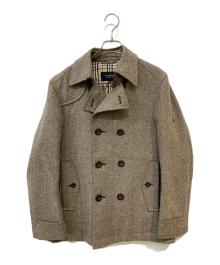 BURBERRY BLACK LABEL（バーバリーブラックレーベル）の古着「Pコート」｜ブラウン