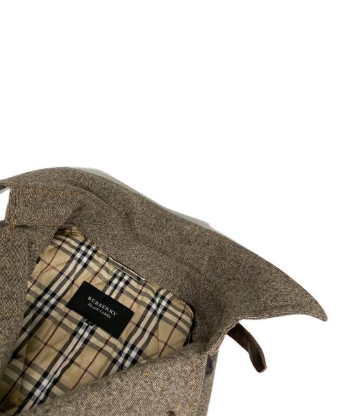 BURBERRY BLACK LABEL（バーバリーブラックレーベル）BURBERRY BLACK LABEL (バーバリーブラックレーベル) Pコート ブラウン サイズ: Mの古着・服飾アイテム