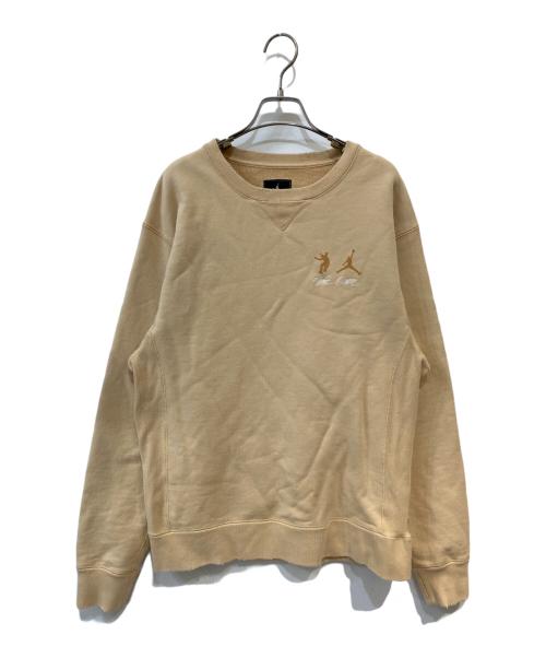 JORDAN（ジョーダン）JORDAN (ジョーダン) UNION (ユニオン) Crewneck スウェット ベージュ サイズ:Sの古着・服飾アイテム