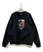 KITHキス）の古着「NEW YORKER CREWNECK スウェット」｜ブラック
