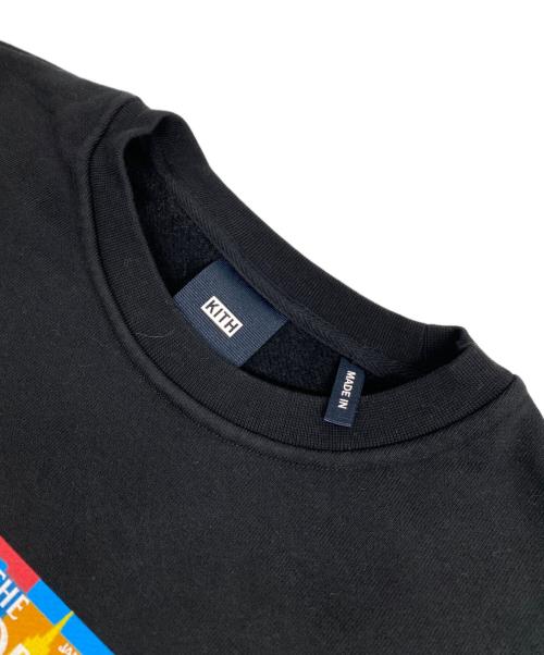 KITH（キス）KITH (キス) NEW YORKER CREWNECK スウェット ブラック サイズ:Lの古着・服飾アイテム