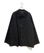 Y's for menワイズフォーメン）の古着「ウールギャバカバーオール」｜ブラック
