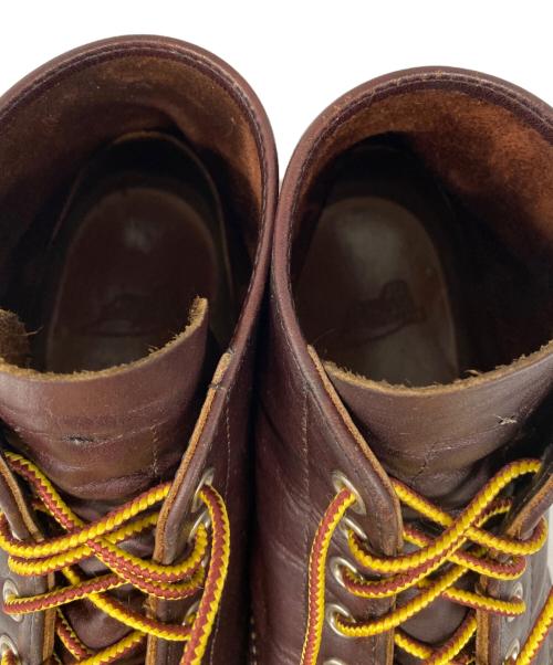 RED WING（レッドウィング）RED WING (レッドウィング) ROUND TOE BOOT ブラウン サイズ:9 1/2D (27.5cm)の古着・服飾アイテム