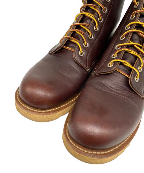 RED WING（レッドウィング）RED WING (レッドウィング) ROUND TOE BOOT ブラウン サイズ:9 1/2D (27.5cm)の古着・服飾アイテム