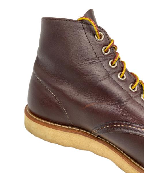 RED WING（レッドウィング）RED WING (レッドウィング) ROUND TOE BOOT ブラウン サイズ:9 1/2D (27.5cm)の古着・服飾アイテム