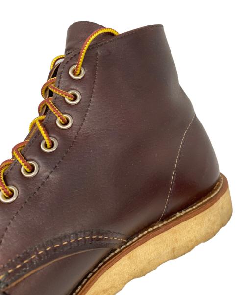 RED WING（レッドウィング）RED WING (レッドウィング) ROUND TOE BOOT ブラウン サイズ:9 1/2D (27.5cm)の古着・服飾アイテム