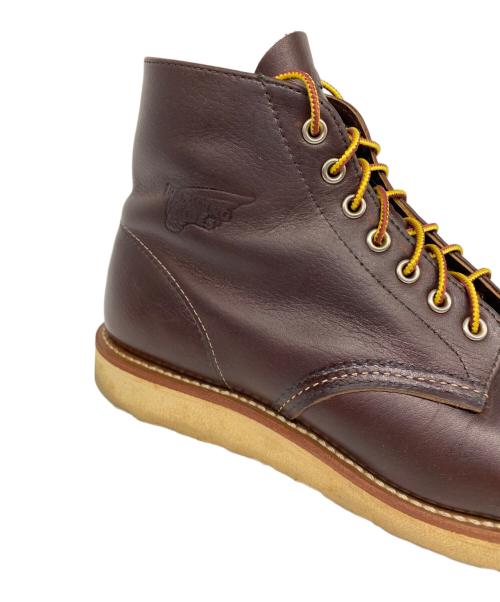 RED WING（レッドウィング）RED WING (レッドウィング) ROUND TOE BOOT ブラウン サイズ:9 1/2D (27.5cm)の古着・服飾アイテム