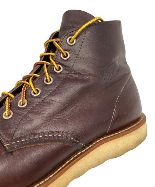 RED WING（レッドウィング）RED WING (レッドウィング) ROUND TOE BOOT ブラウン サイズ:9 1/2D (27.5cm)の古着・服飾アイテム