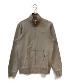 DIESELディーゼル）の古着「S-GINNI-ZIP-OD ジップアップスウェット」｜グレー