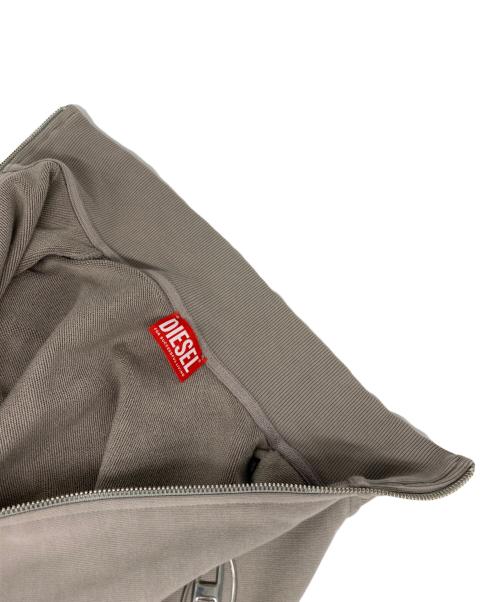 DIESEL（ディーゼル）DIESEL (ディーゼル) S-GINNI-ZIP-OD ジップアップスウェット グレー サイズ: XSの古着・服飾アイテム